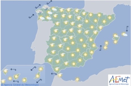 weather forecast Spain